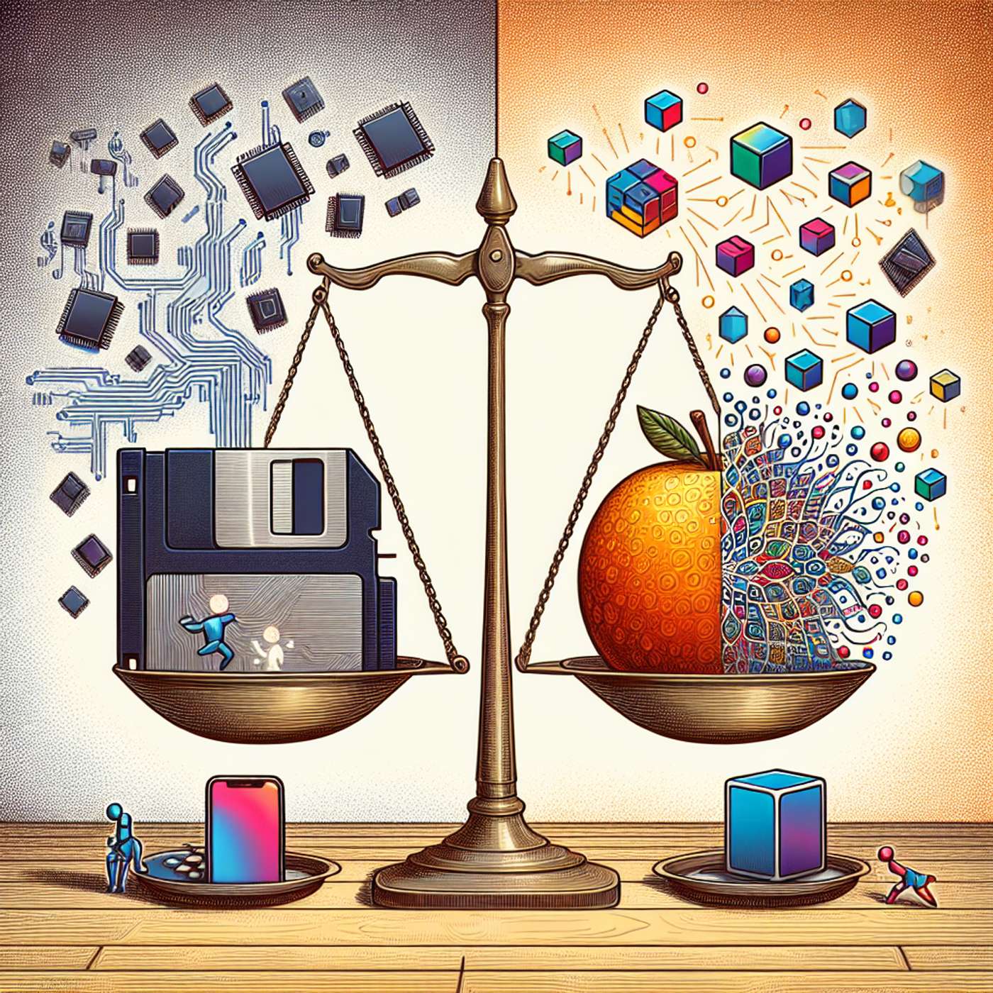 "From Floppy Disks to AI Chips: Tech Innovations Across MUNI, Apple, and Meta; TikTok's Power in Marketing; and Debating Tech's Effect on Mental Health" episode artwork