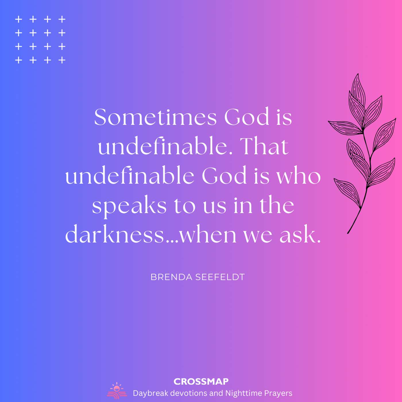 God is in the Darkness