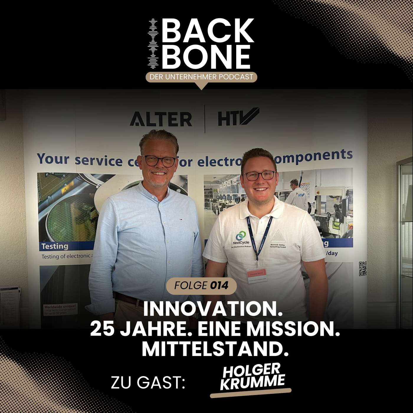 BACKBONE #014 – 25 Jahre. Ein Unternehmen. Eine Mission. Innovation. Mittelstand. | Holger Krumme episode artwork