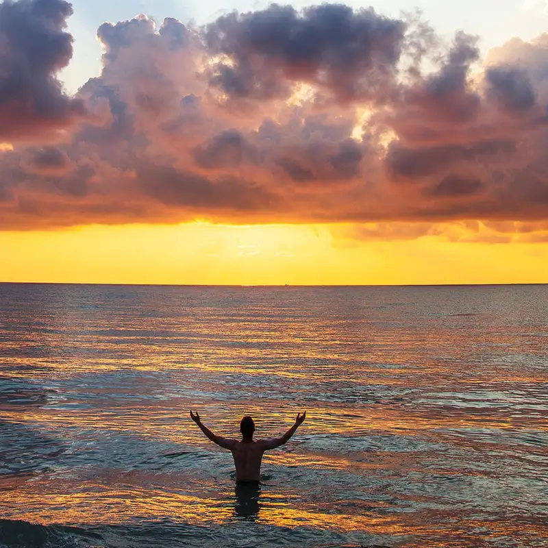 “Faith is an oasis in the heart which will never be reached by the caravan of thinking”