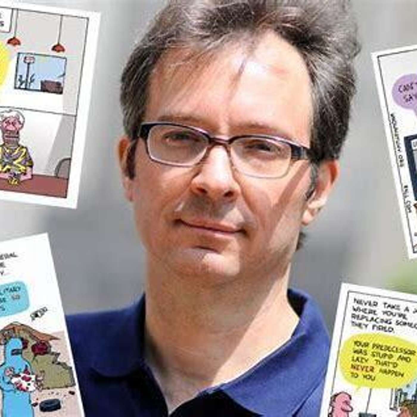 Ted Rall... talks about cartoons & politics episode artwork
