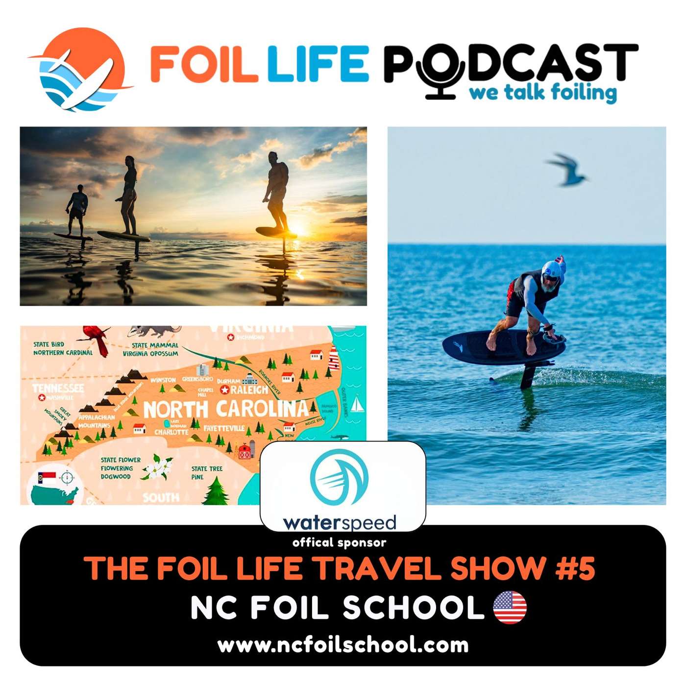 Foil Life Travel Show #5 - NC Foil School / Wrightsville Beach, North Carolina Foil Life Travel Show #5 - NC Foil School / Wrightsville Beach, North Carolina