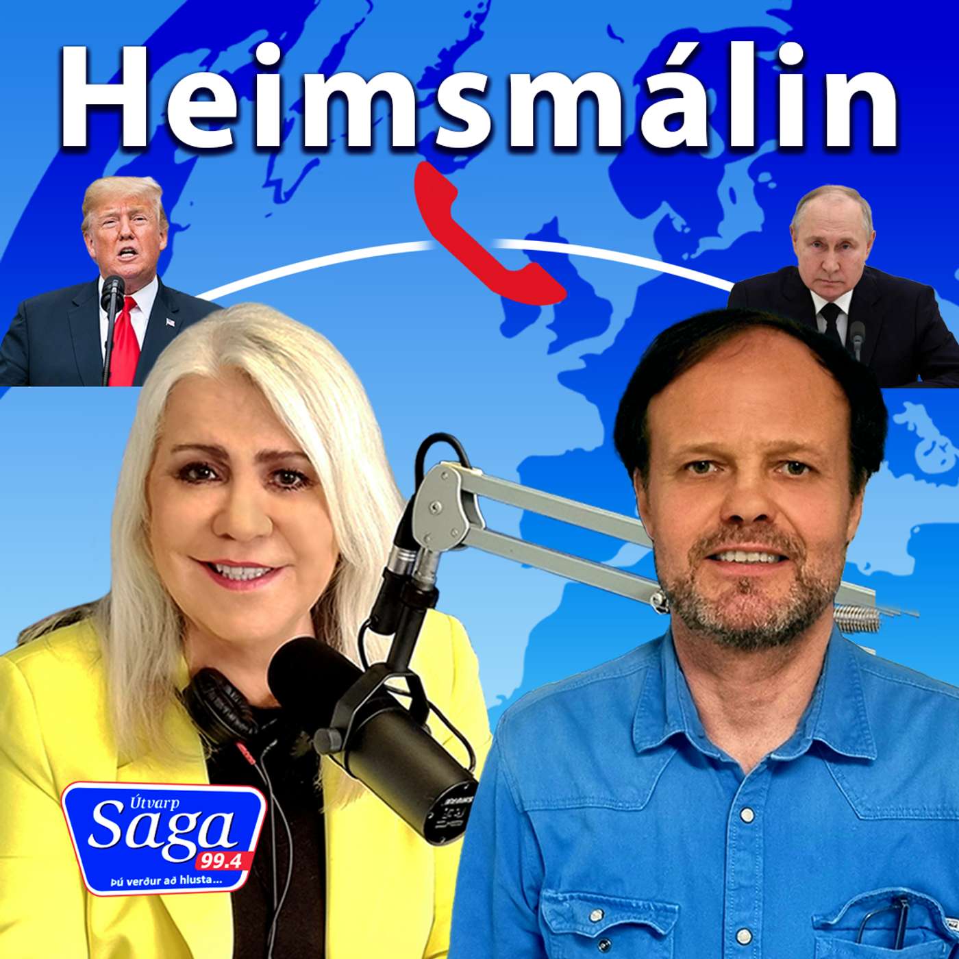 Drónamálið - Arnþrúður Karlsdóttir og Haukur Hauksson Drónamálið - Arnþrúður Karlsdóttir og Haukur Hauksson