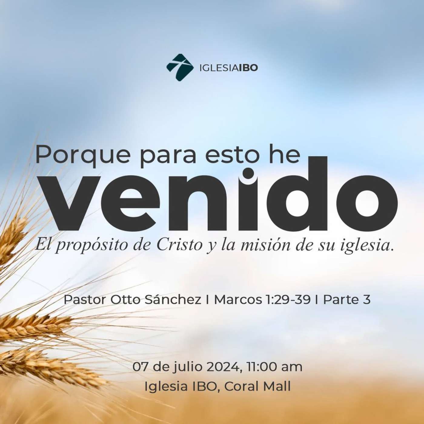 Portada de Iglesia IBO