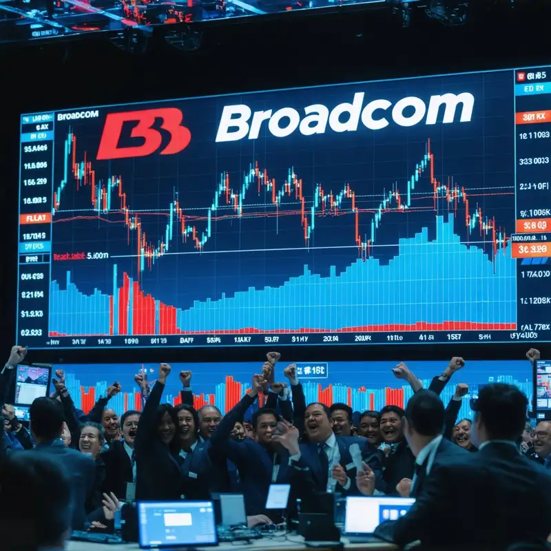Broadcom Shares Surge 17% Amid Mixed Results