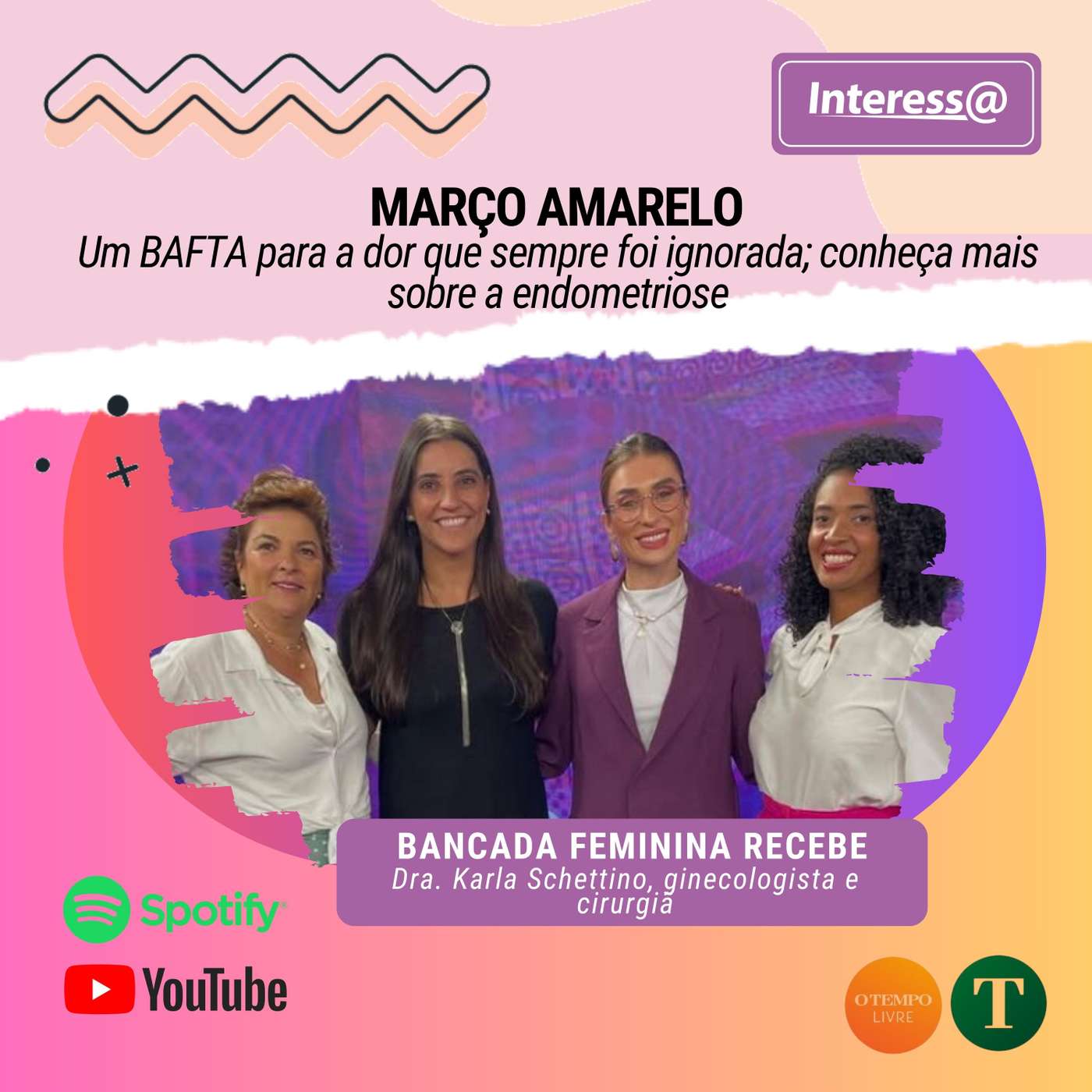 Março Amarelo: um BAFTA para a dor que sempre foi ignorada, conheça mais sobre a endometriose