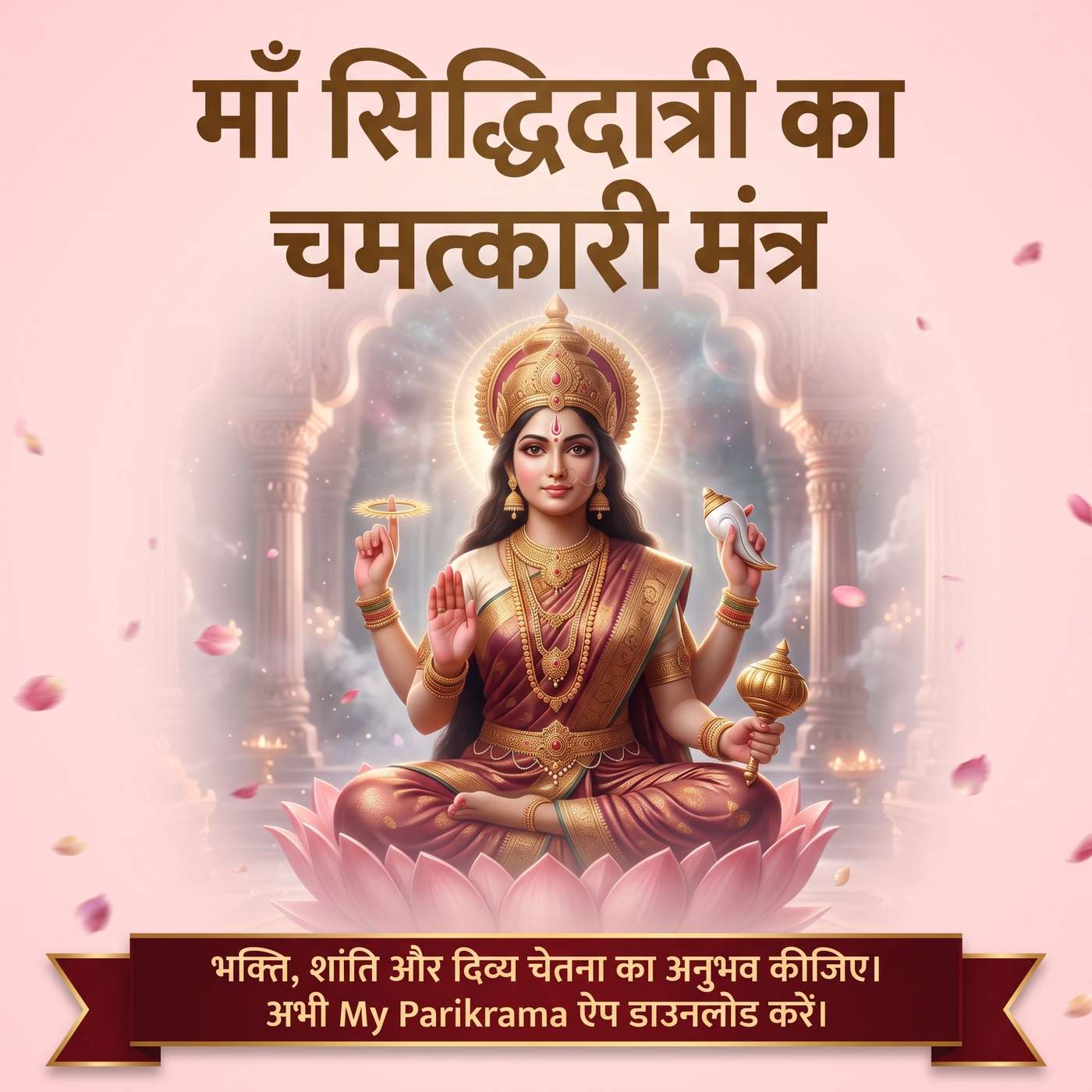 Maa Siddhidatri Mantra | Ya Devi Sarvabhuteshu | Navratri Special episode artwork