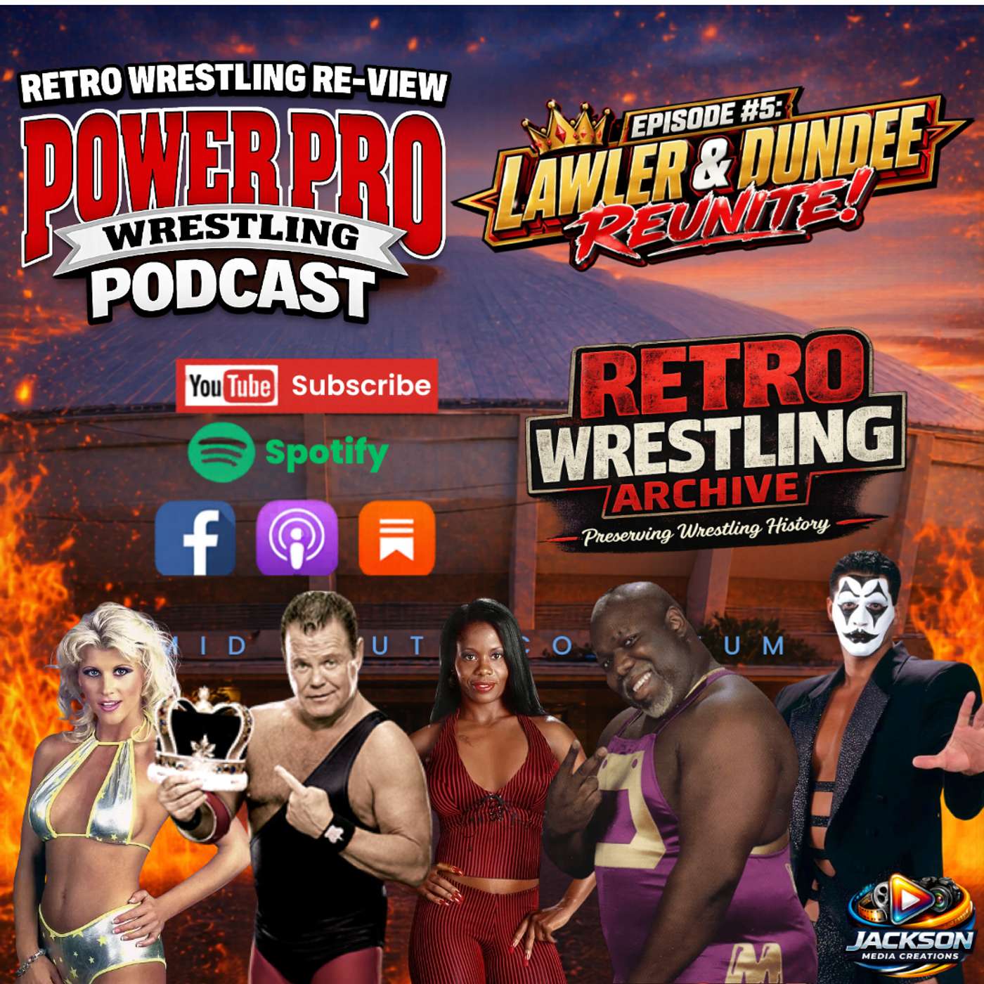 Retro Wrestling Re-View Power Pro Wrestling Podcast Ep. 5: Lawler & Dundee Reunite! episode artwork