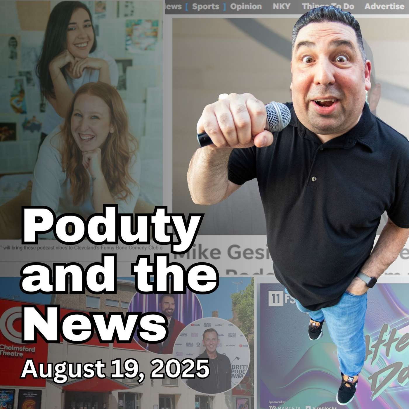 Poduty and the News.  The Weekly Live Podcast About Podcast News, Trends & Live Podcasting