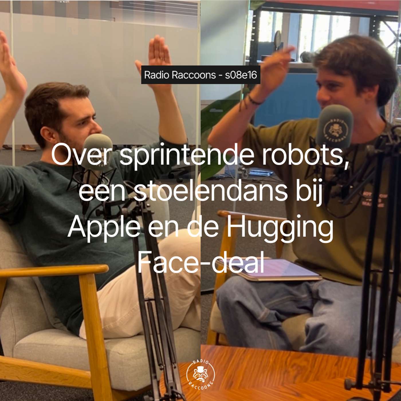 S08E16 - Over sprintende robots, een stoelendans bij Apple en de Hugging Face-deal episode artwork