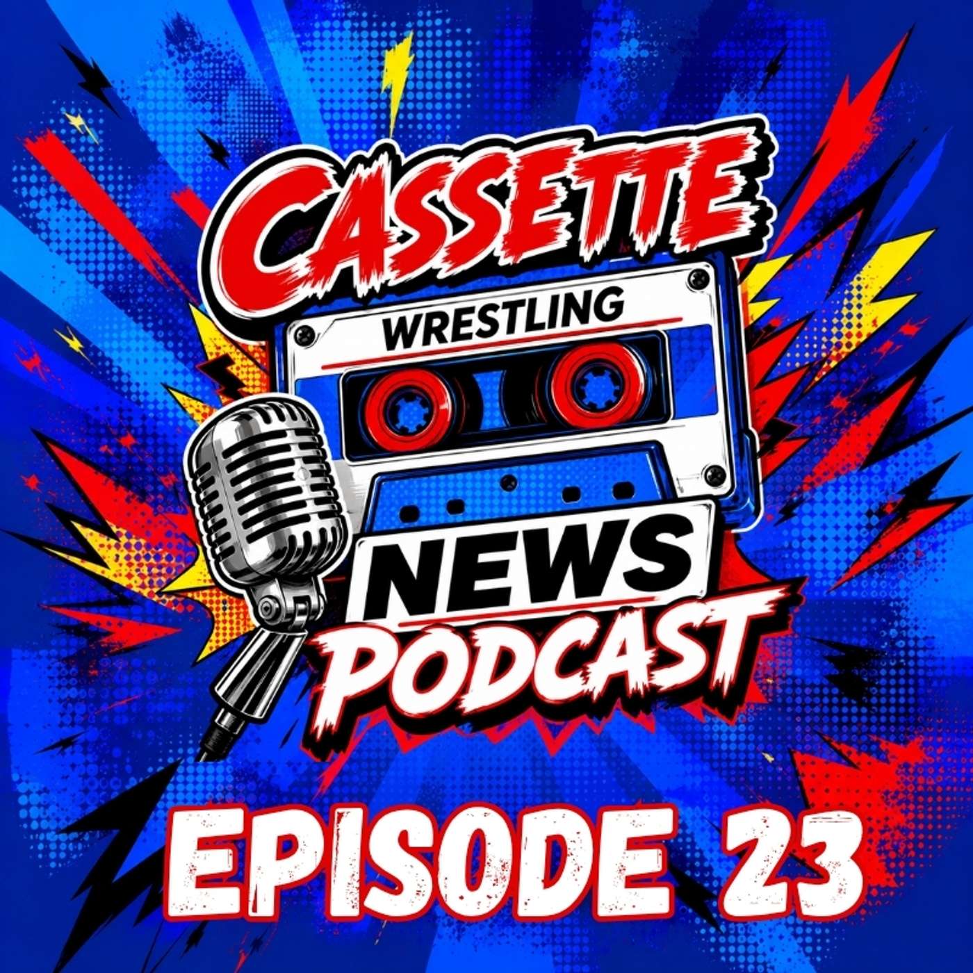 CASSETTE WRESTLING NEWS February 1992 episode artwork