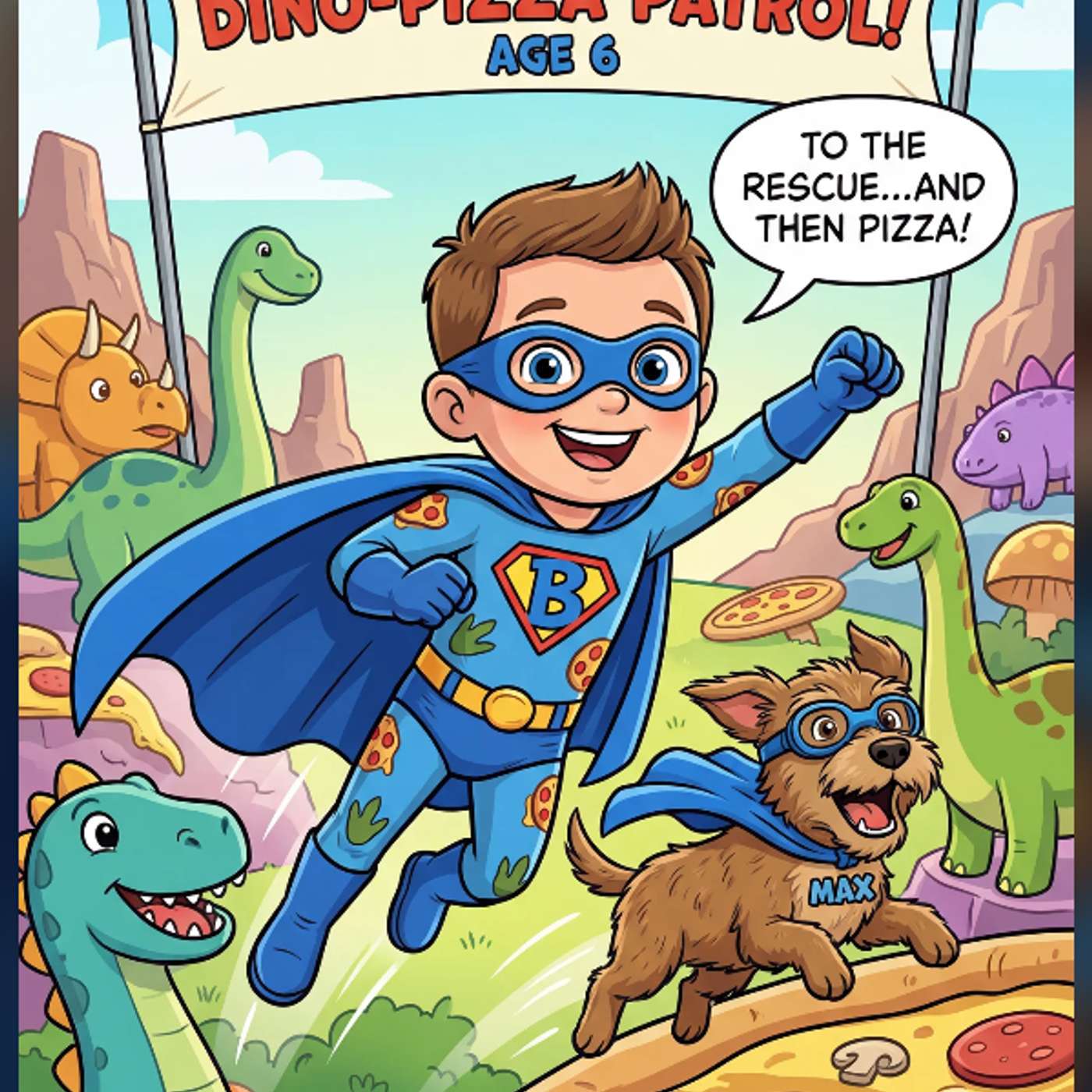 Kids (ages 4-9) Weekly Personalized Superhero Podcast
