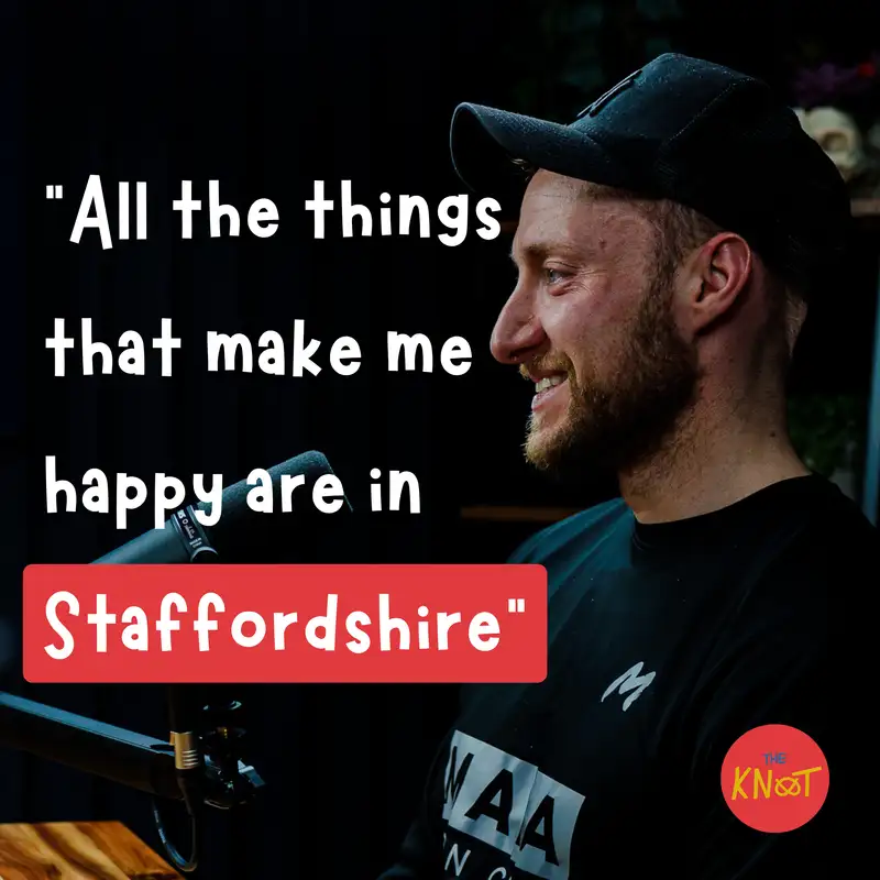 George Bettany, Founder of MARA Run Club. "All the things that make me happy are in Staffordshire"