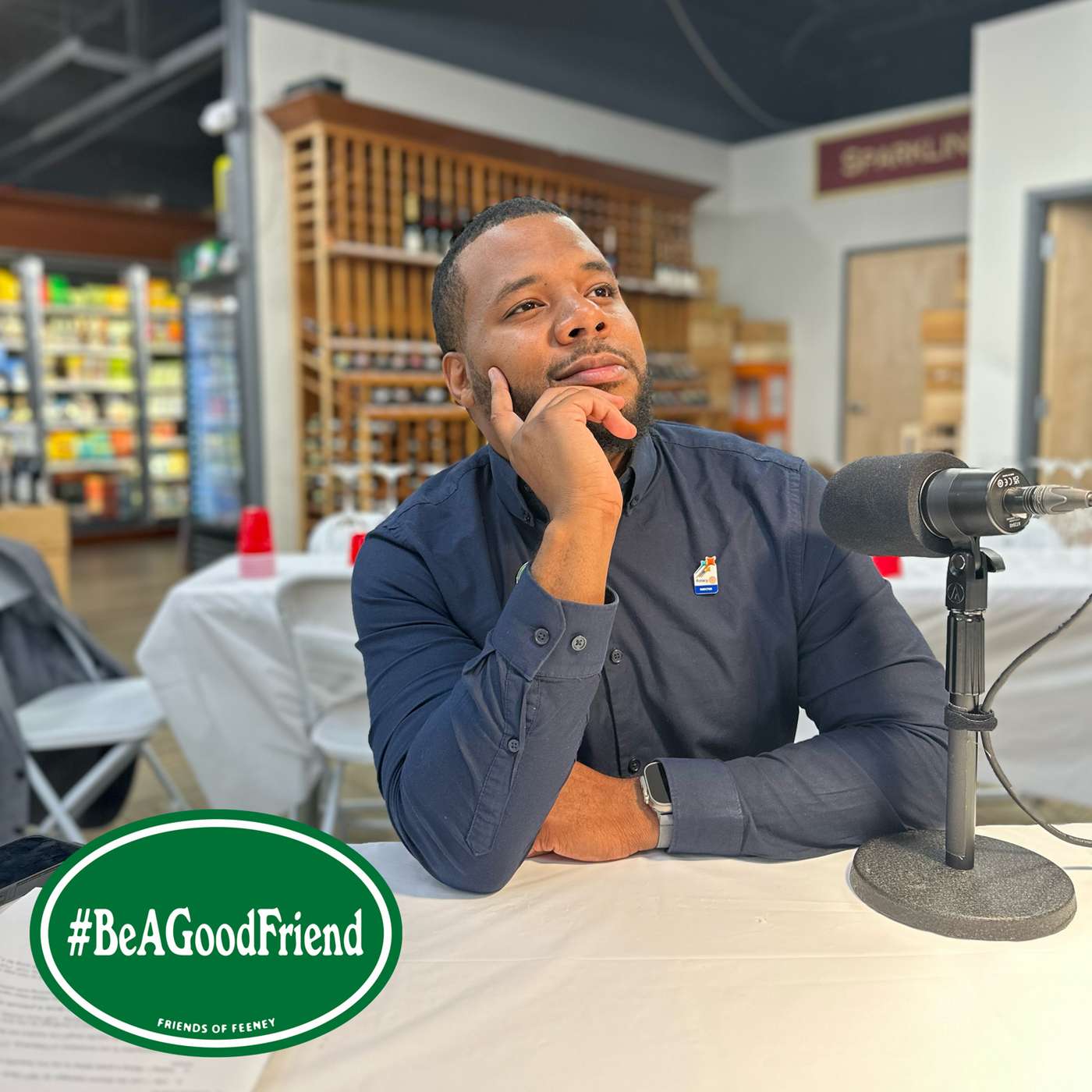 Feeney Talks With Friends