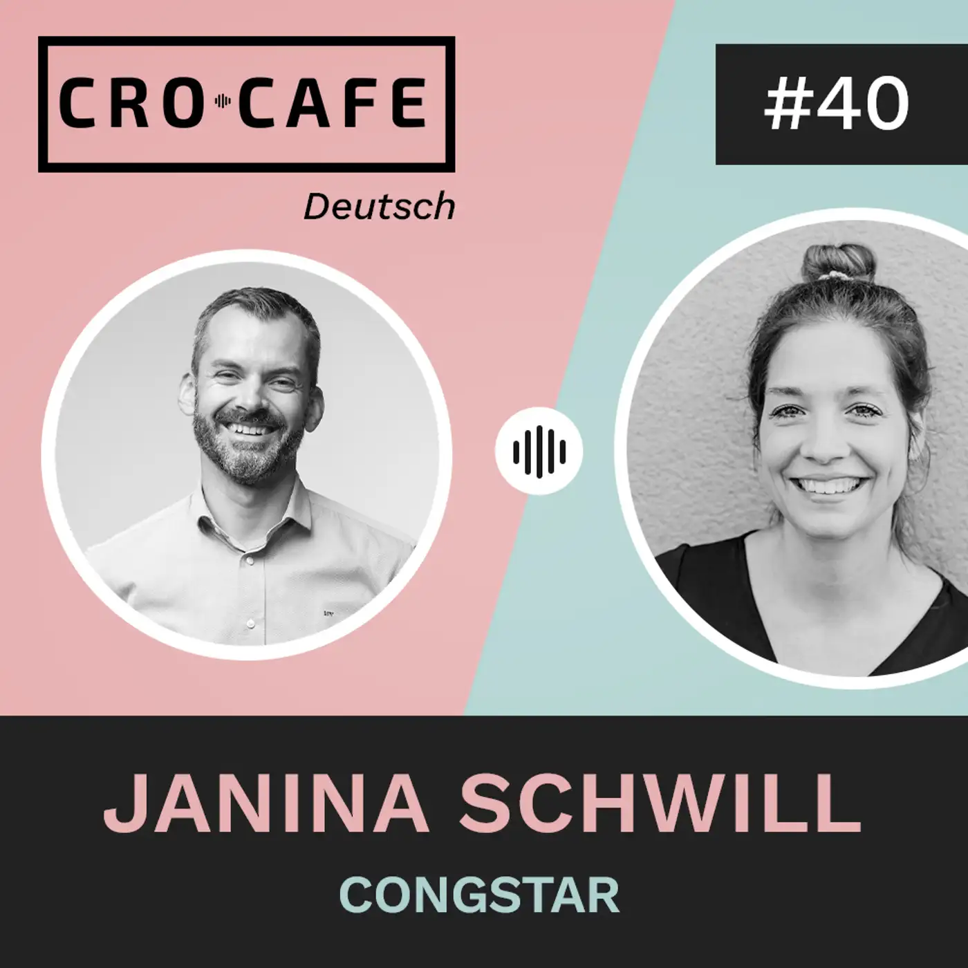 Cover art for episode: #40 Das Erfolgsgeheimnis von Testing und Personalisierung bei congstar - mit Janina Schwill - CRO.CAFE podcast