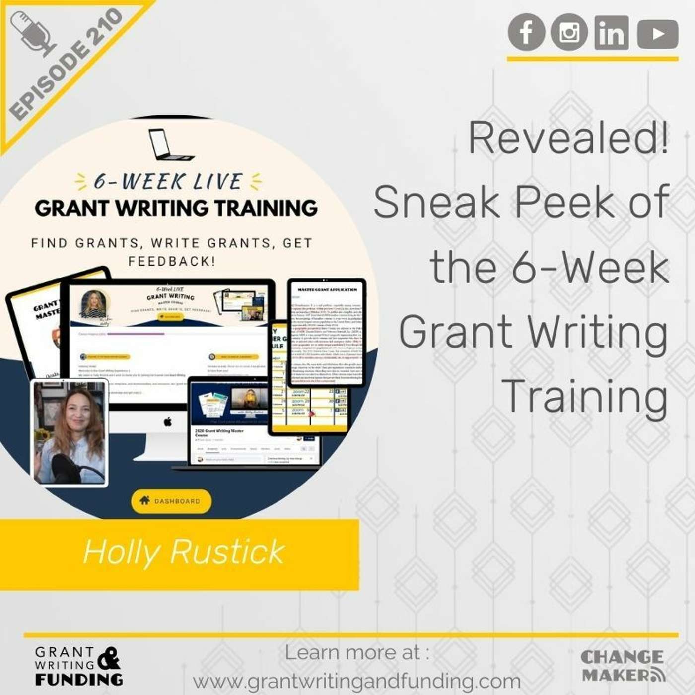 Revealed! Sneak Peek of the 6-Week Grant Writing Training