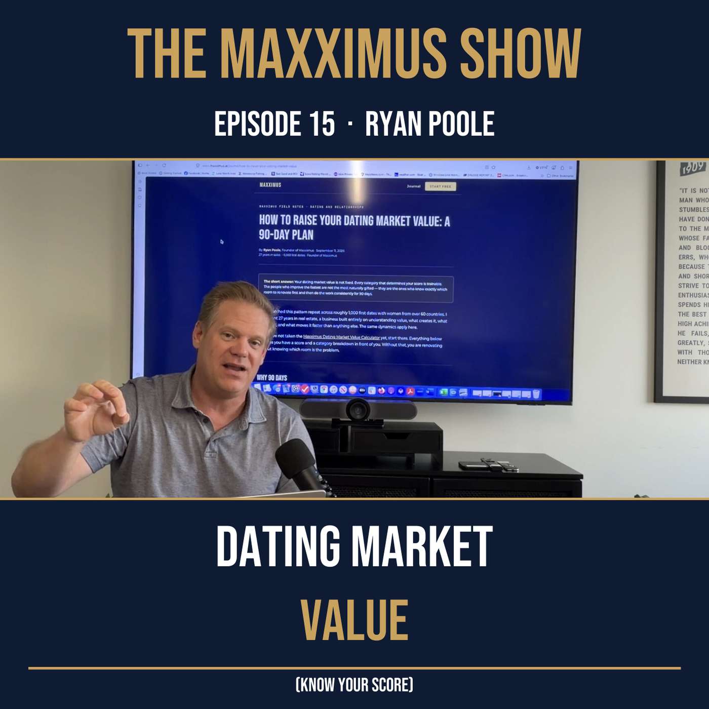 Your Dating Market Value Score: The Number Everyone Needs to Know | The Maxximus Show Ep. 15 episode artwork