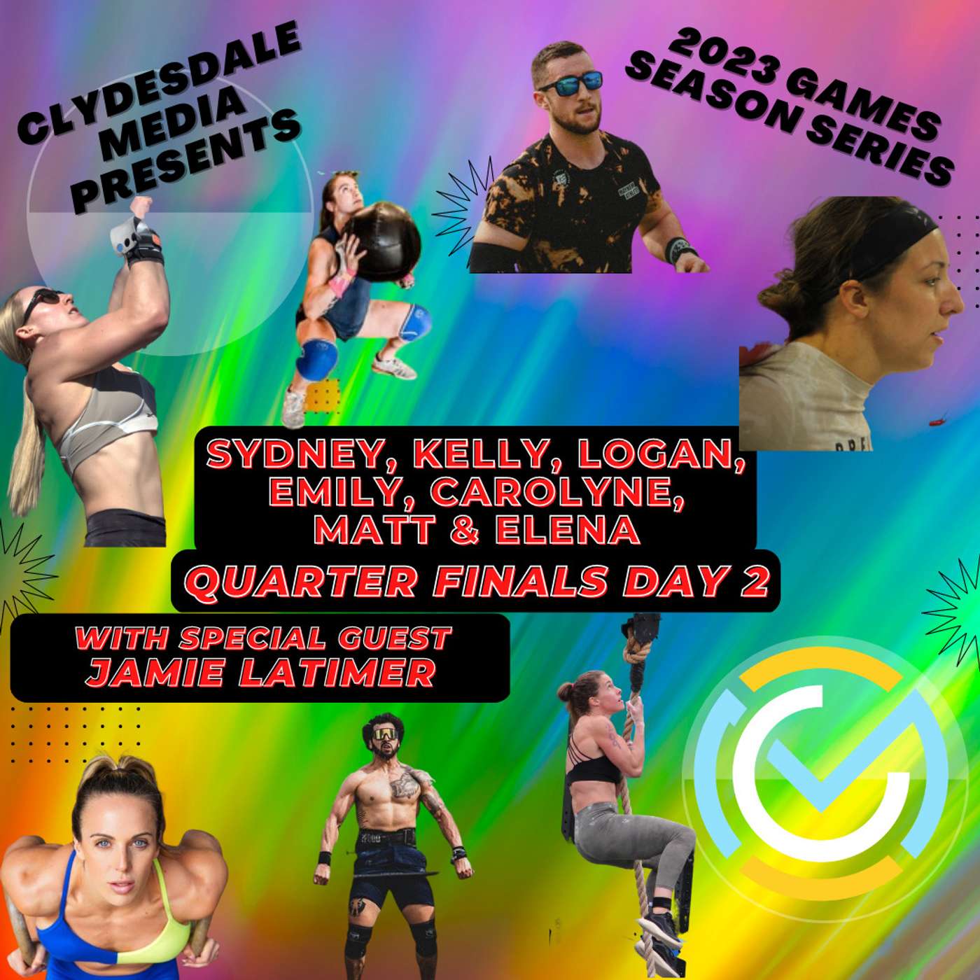 Quarterfinals Day 2 | 2023 CrossFit Games Series | Syd, Kelly, Logan, Emily, Carolyne, Matt & Elena episode artwork
