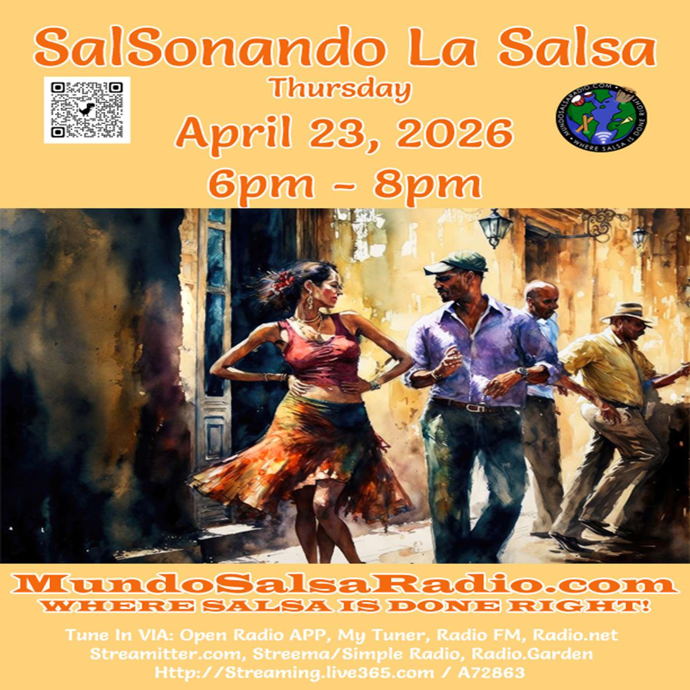 SalSonando La Salsa DJ Eddie April 26 2026 Show # 123 episode artwork