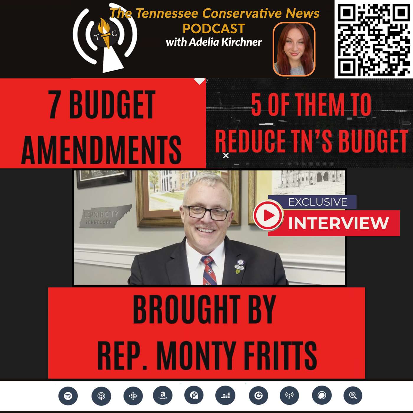 5 Amendments Aimed At REDUCING The State Of TENNESSEE'S BLOATED BUDGET! - Interview w/ Rep. Monty Fritts