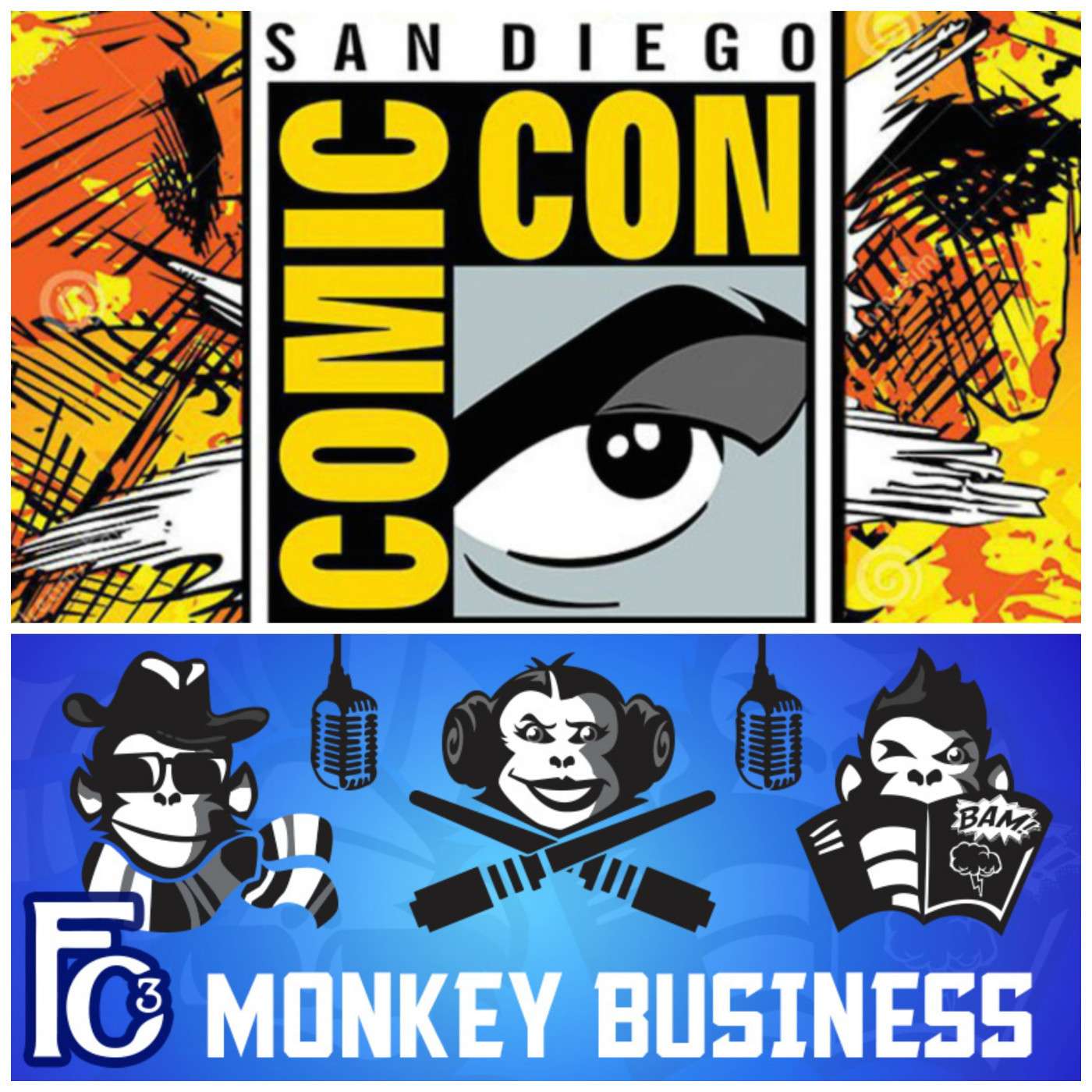 San Diego Comic Con episode artwork