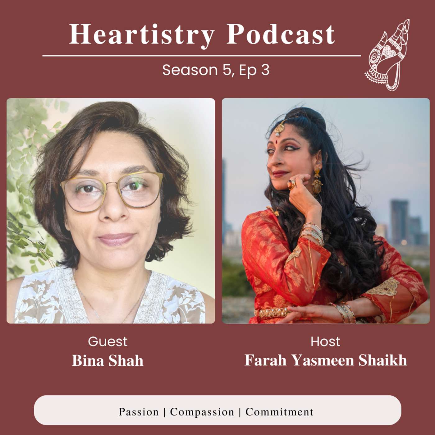 S5 Ep 3 - Bina Shah - Author, Commentator, Pakistan based Women's Rights Activist episode artwork