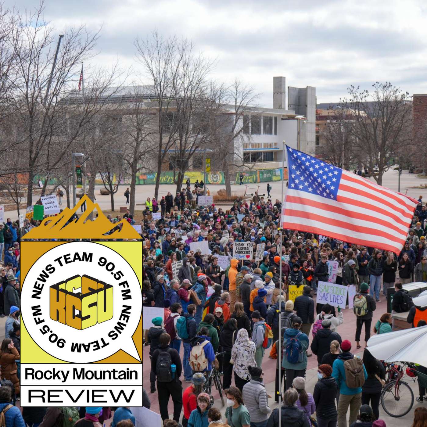 Stand Up for Science protests in Fort Collins sees hundreds in attendance, College of Liberal Arts hosts democracy summit, Car crash results in house fire and two injured episode artwork