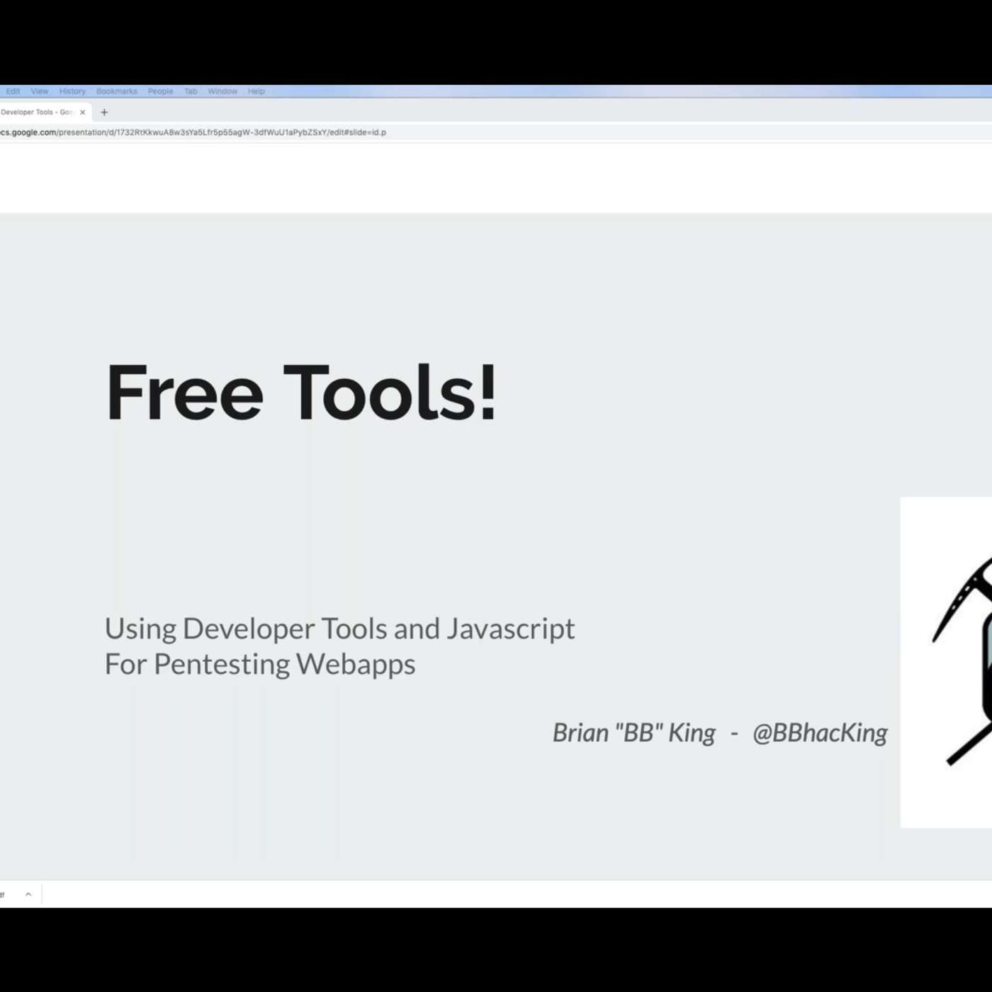 Webcast: Free Tools! How to Use Developer Tools and Javascript in Webapp Pentests