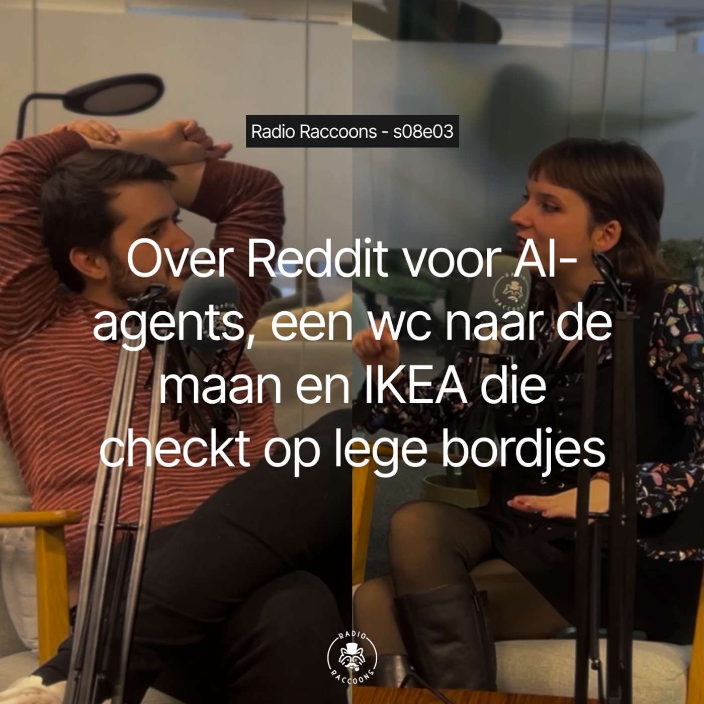 S08E03 - Over Reddit voor AI-agents, een wc naar de maan en IKEA die checkt op lege bordjes