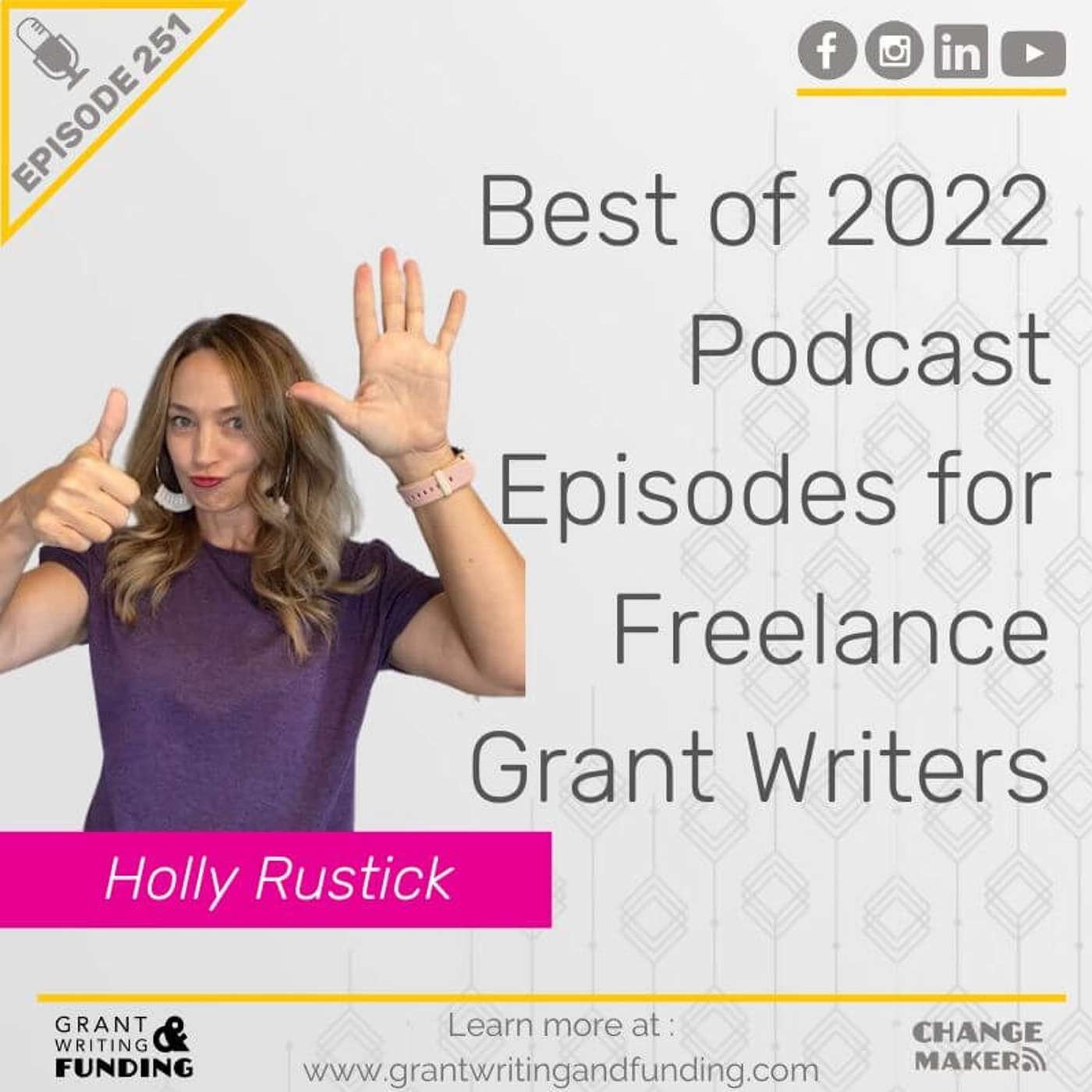 Best of 2022 Podcast Episodes for Freelance Grant Writers