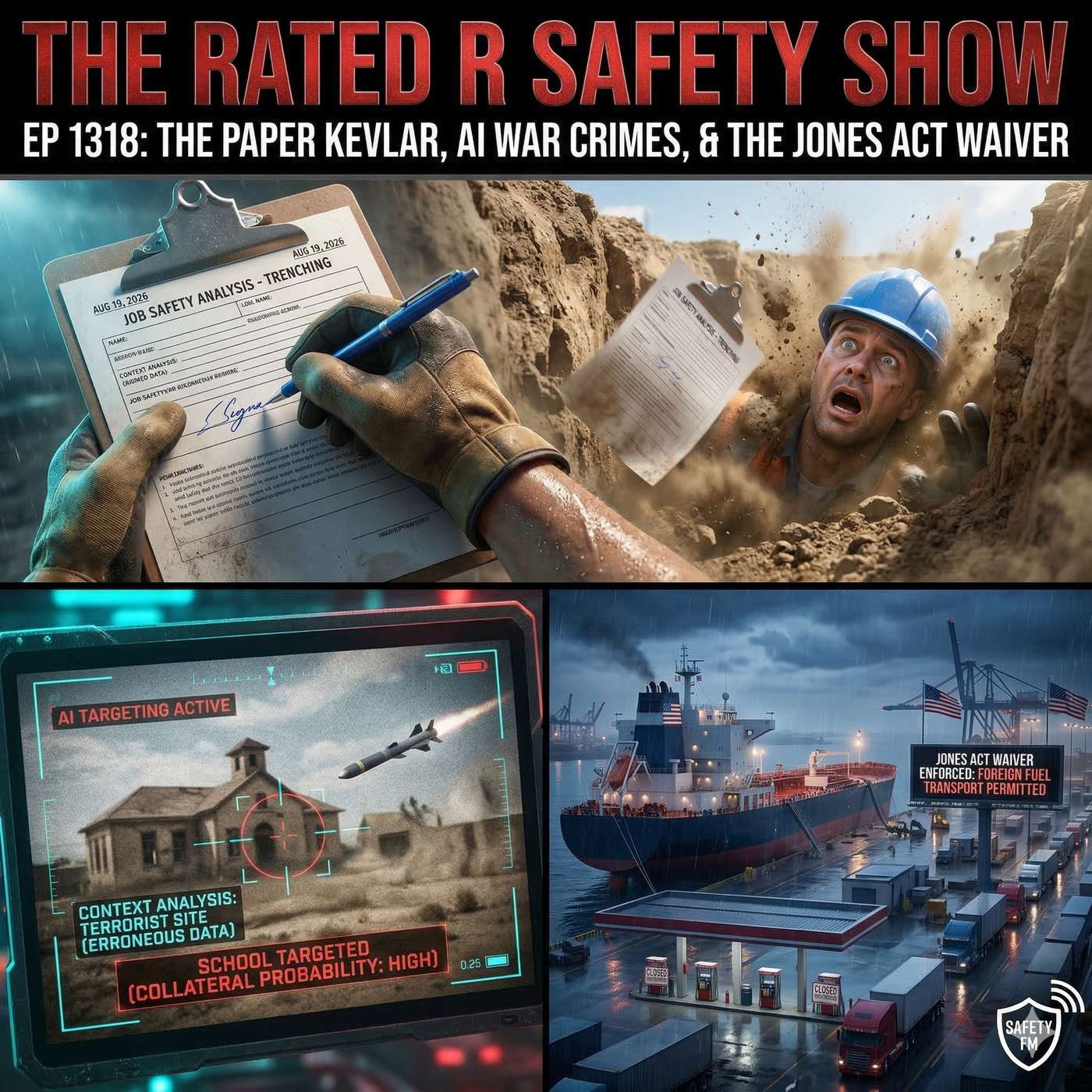EP 1318: The Paper Kevlar, AI War Crimes, & The Jones Act Waiver