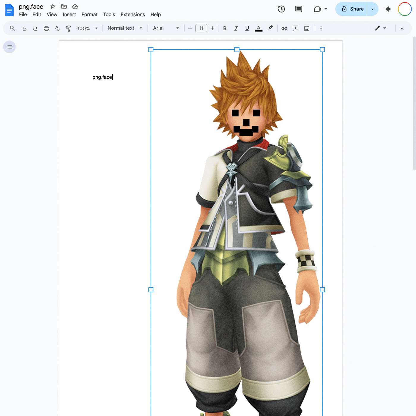 PNG Face (feat. Kingdom Hearts Birth by Sleep Final Mix, the PSP, Ridge Racer)
