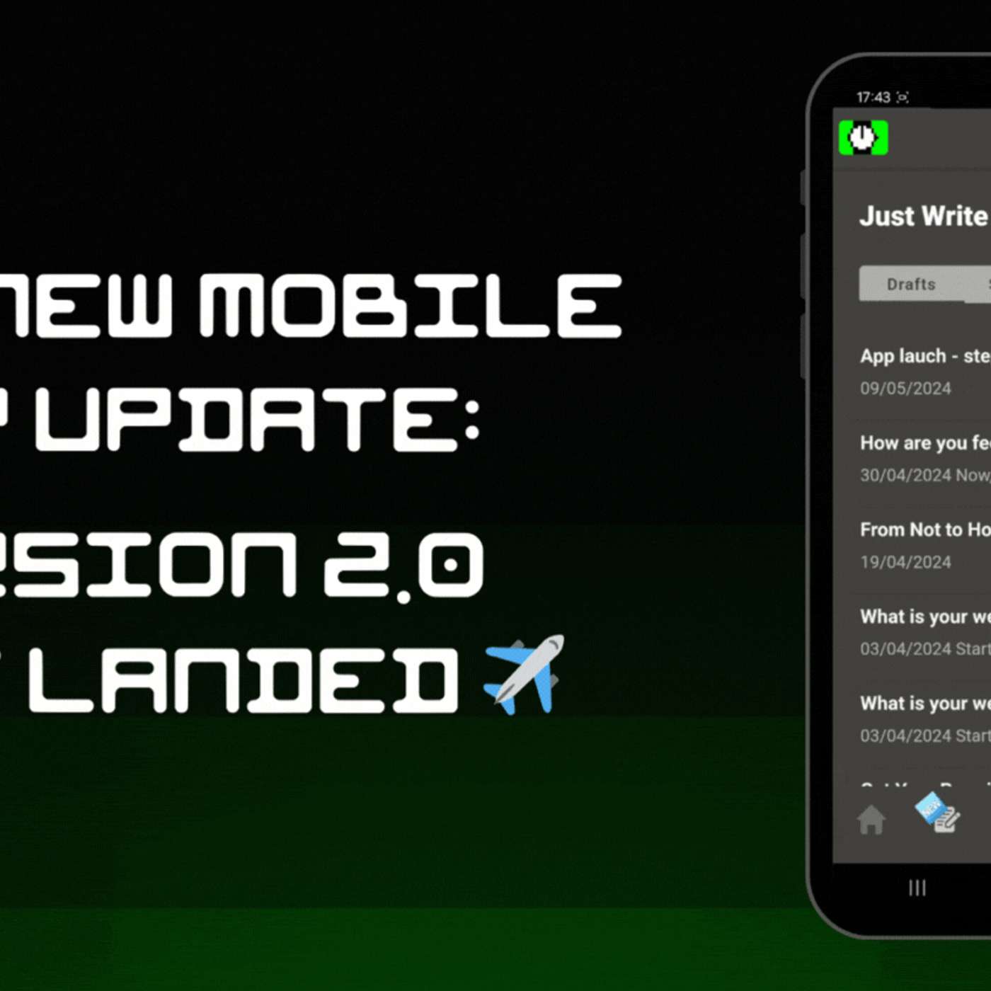 New Mobile App Update: Version 2.01 Just Landed ✈️