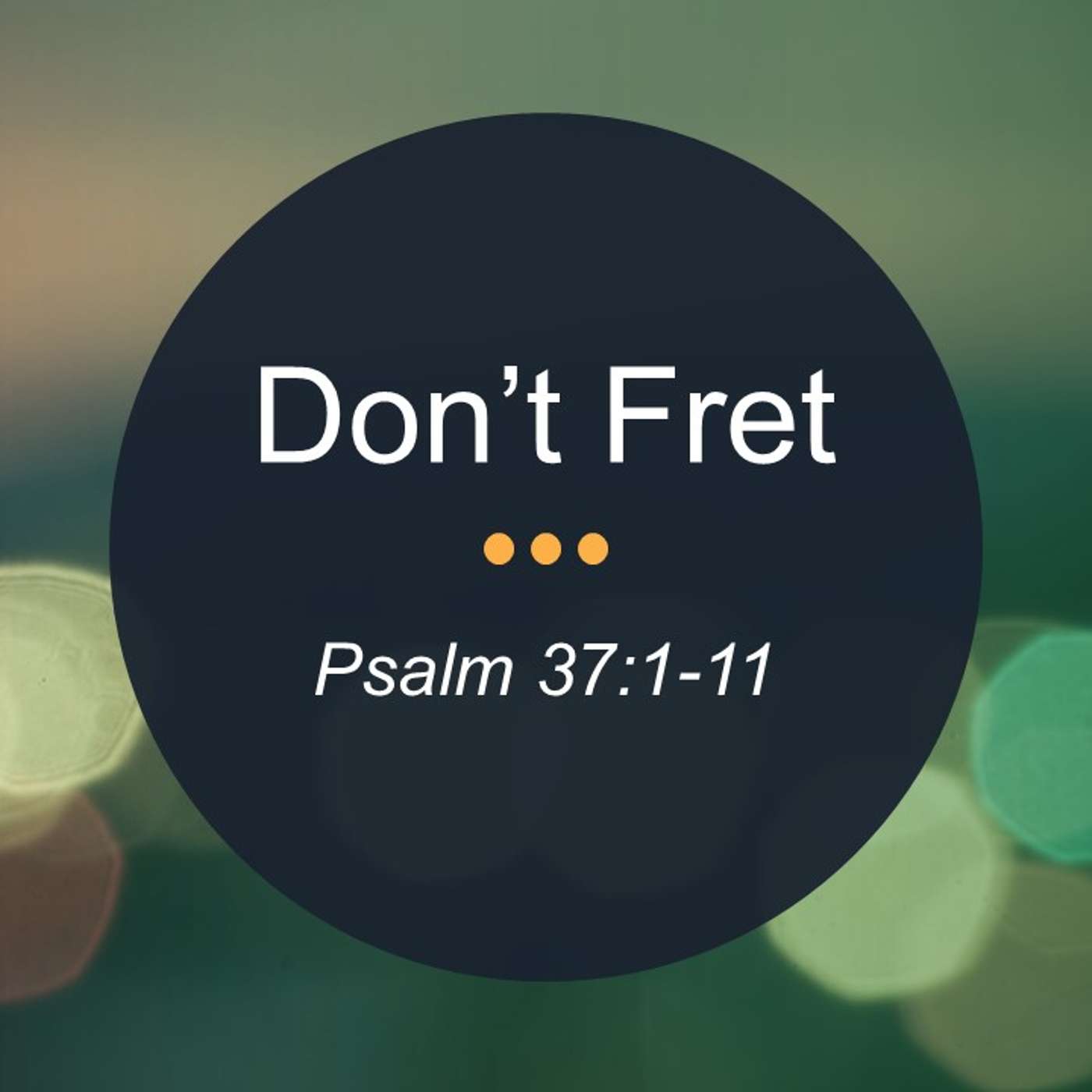 Don't Fret | 11/30/25 Afternoon Service