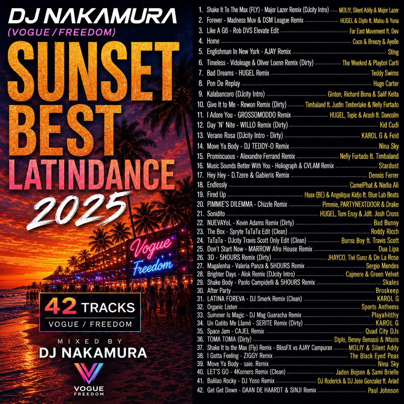 SUNSET BEST LATINDANCE 2025/DJ NAKAMURA episode artwork