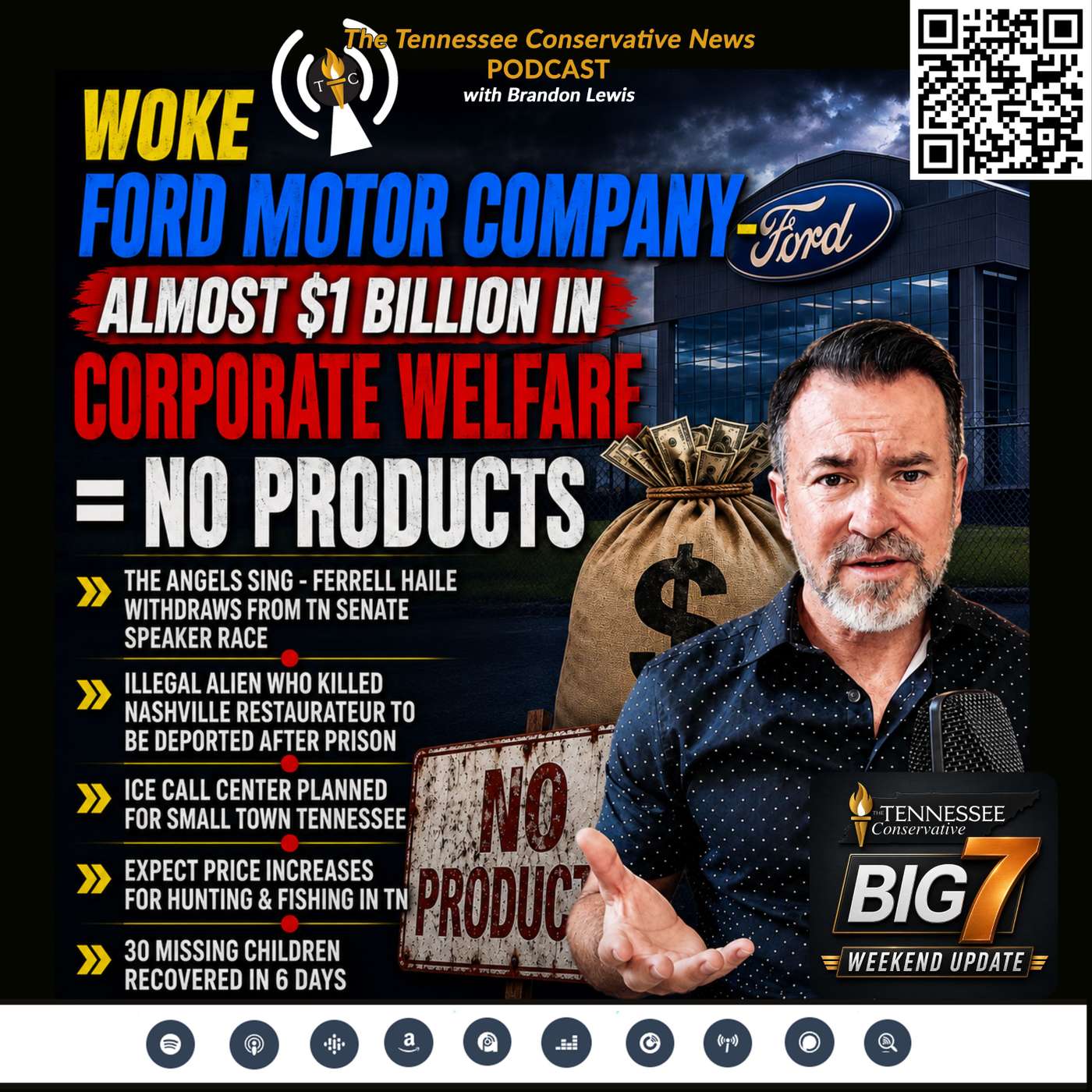 $1 Billion For Ford & No Products? Plus Haile Bows Out, ICE Expands & 30 Children Recovered