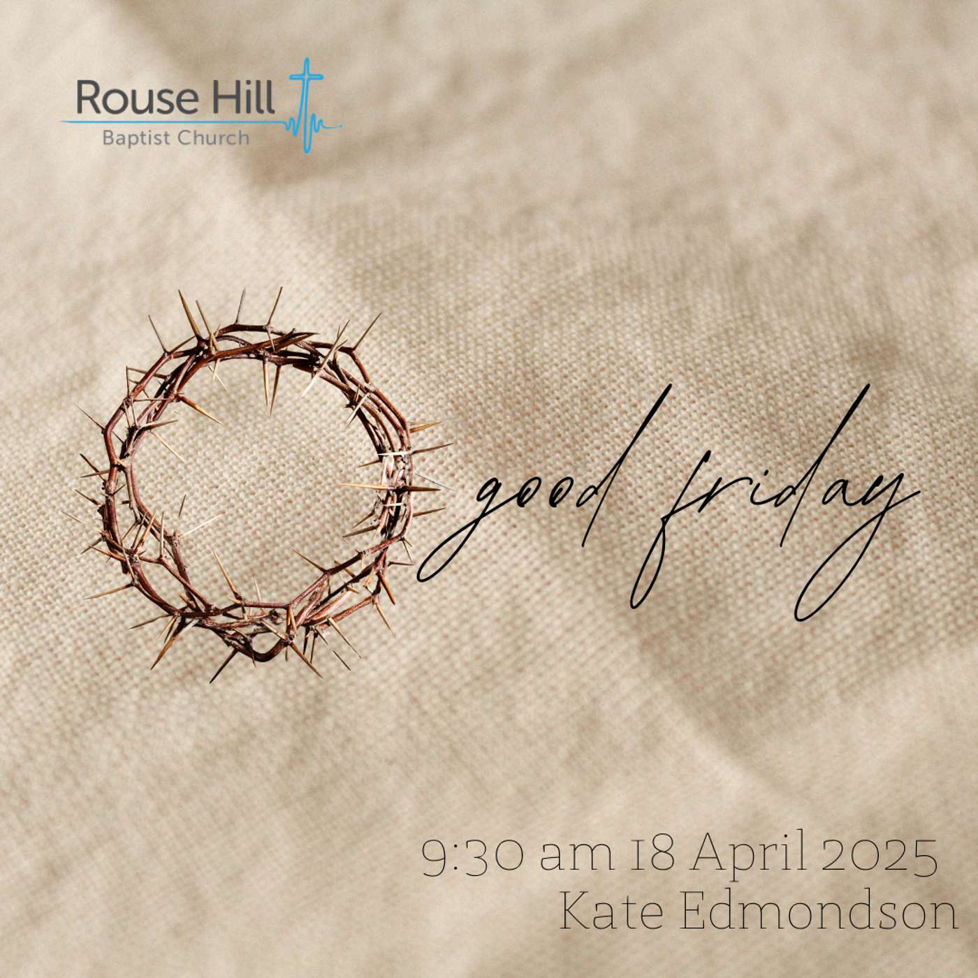 18th April - Easter Friday - It is Finished - Kate Edmondson