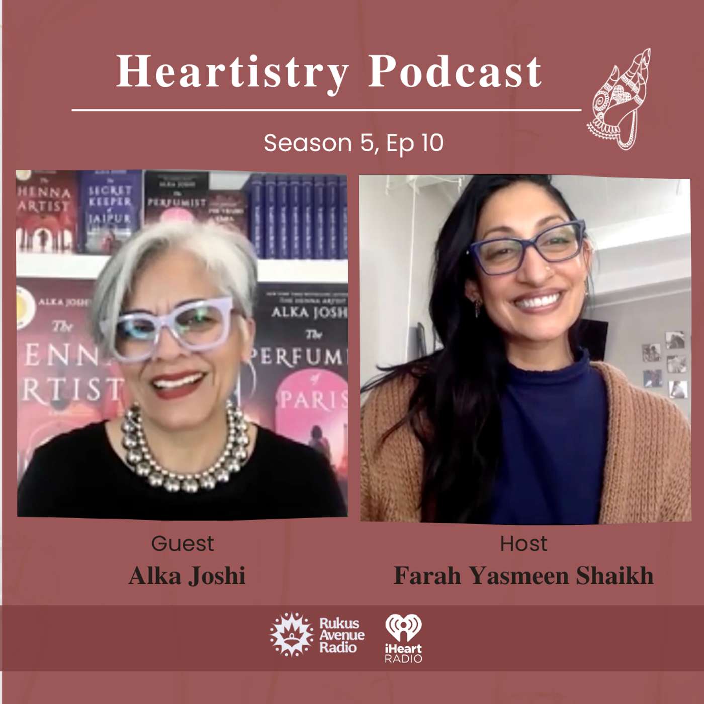 S5 Ep 10 - Alka Joshi - Author of the Jaipur Trilogy, including "The Henna Artist"