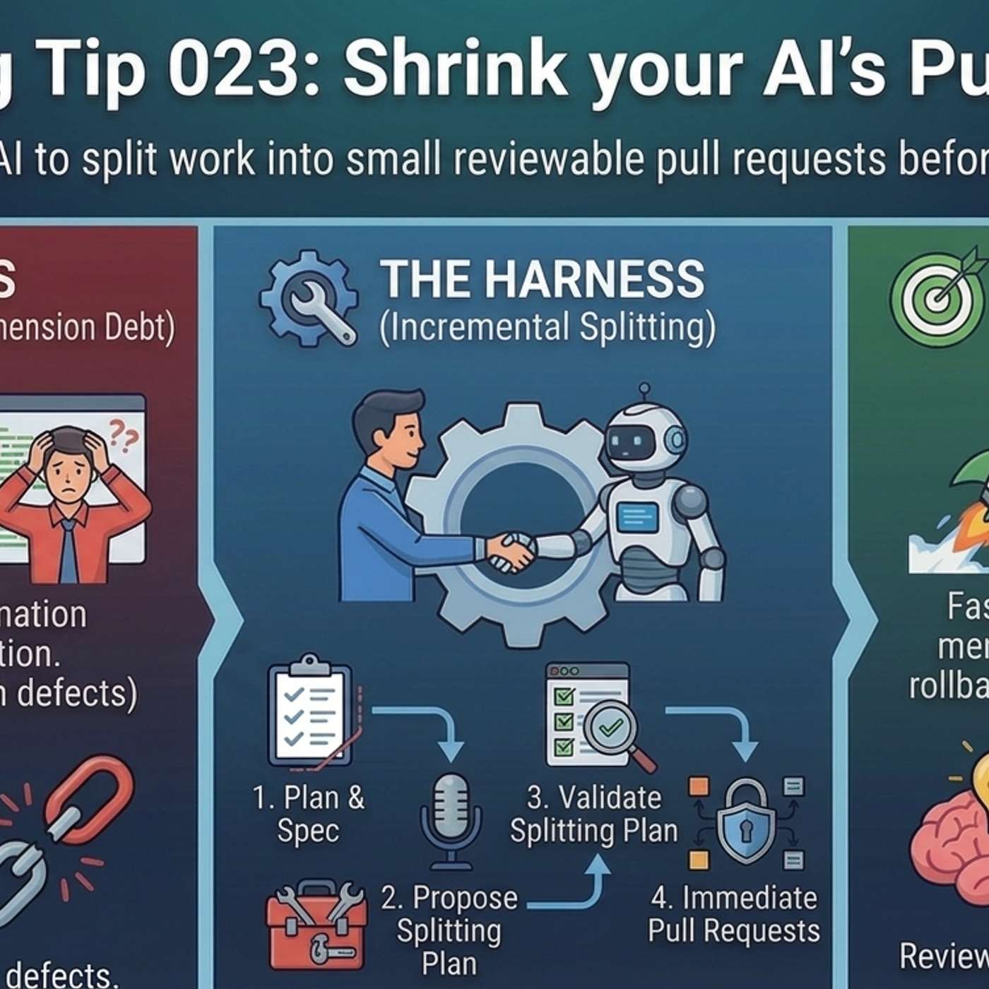 AI Coding Tip 023 - How to Shrink Your AI's Pull Request episode artwork