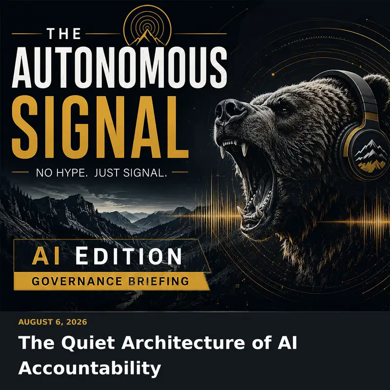The Quiet Architecture of AI Accountability | 08.06.26