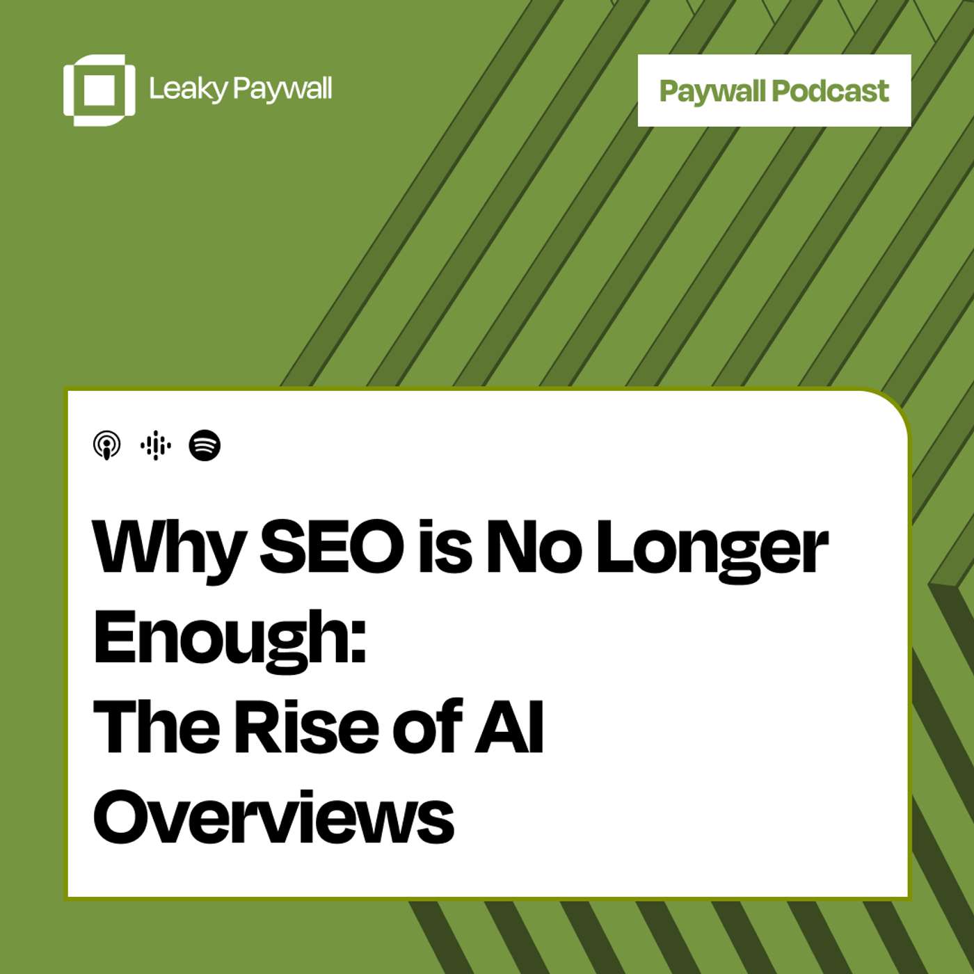 Why SEO is No Longer Enough:The Rise of AI Overviews Why SEO is No Longer Enough:The Rise of AI Overviews