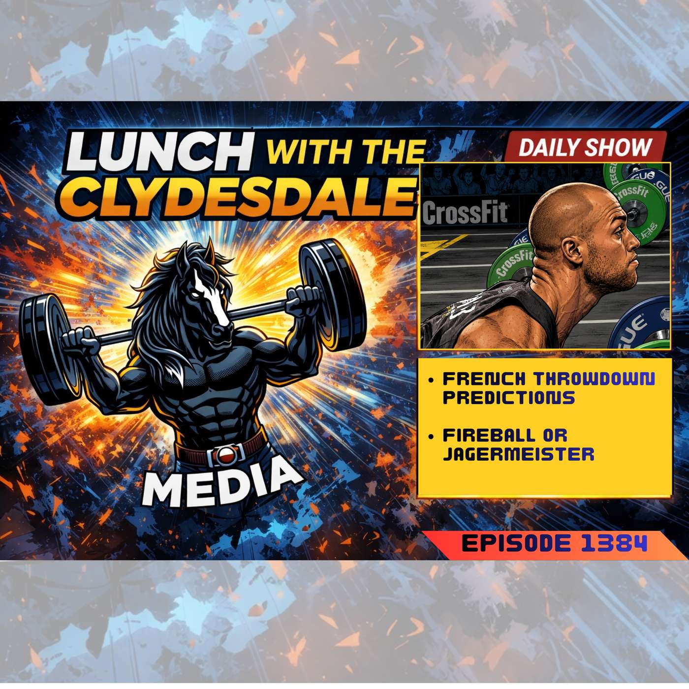Lunch with the Clydesdale - Thursday Show! Judging or Weekend at Bernies?