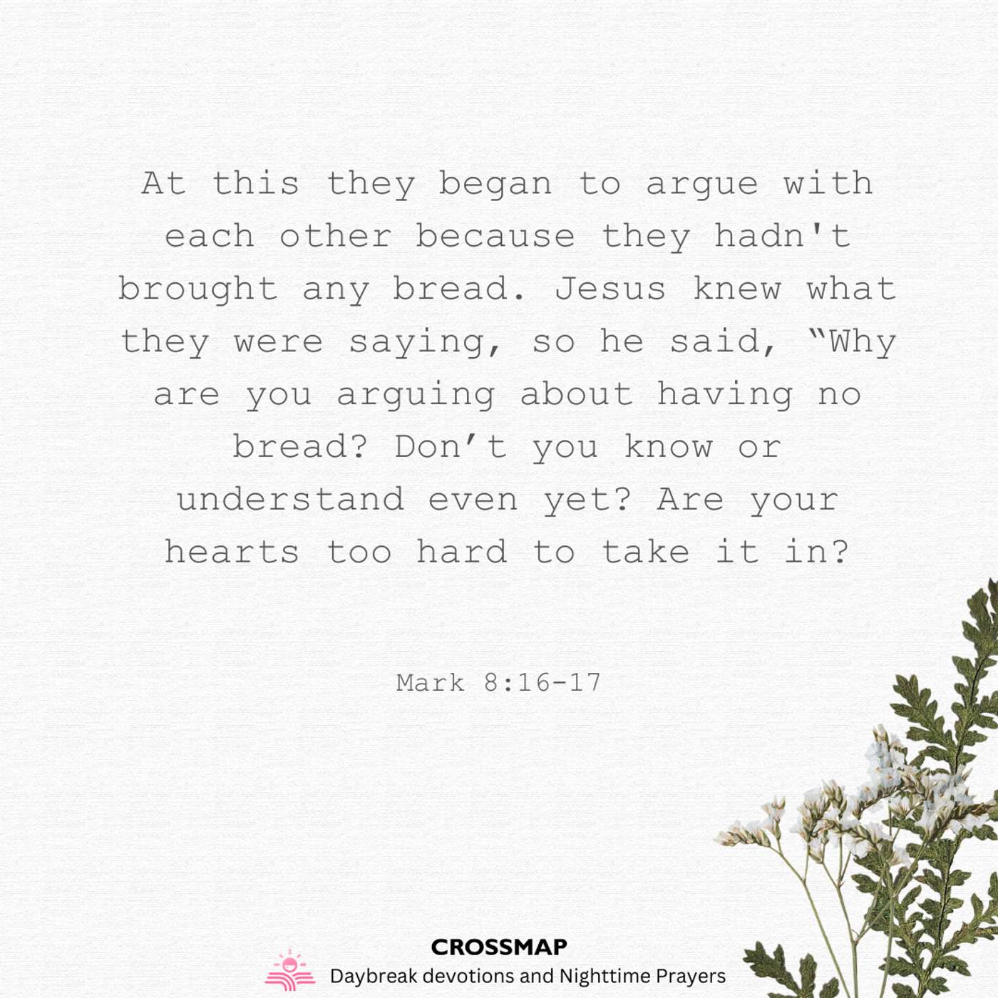 Don't You Understand? - A Nighttime Prayer