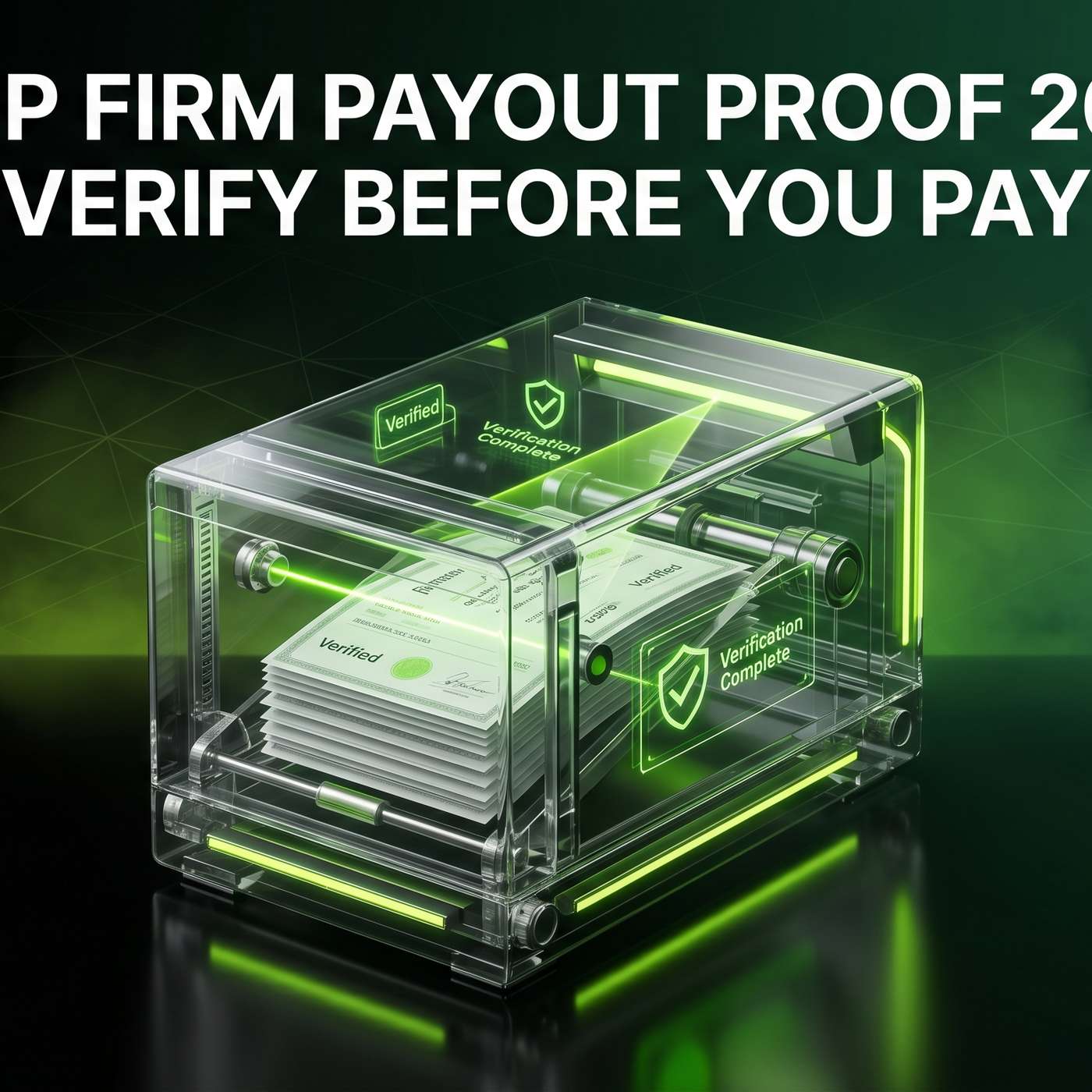 Prop Firm Payout Proof 2026: Verify Before You Pay episode artwork