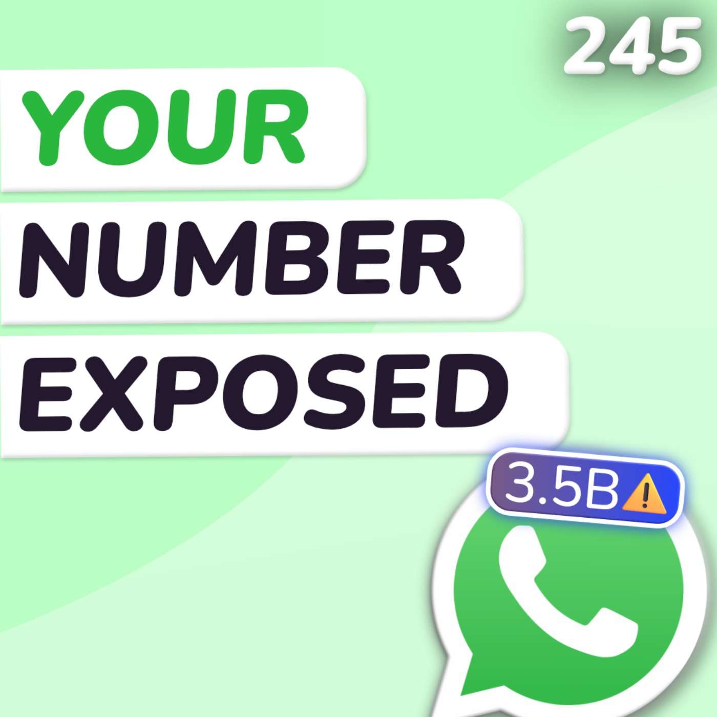 WhatsApp Leaked 3.5 BILLION Numbers