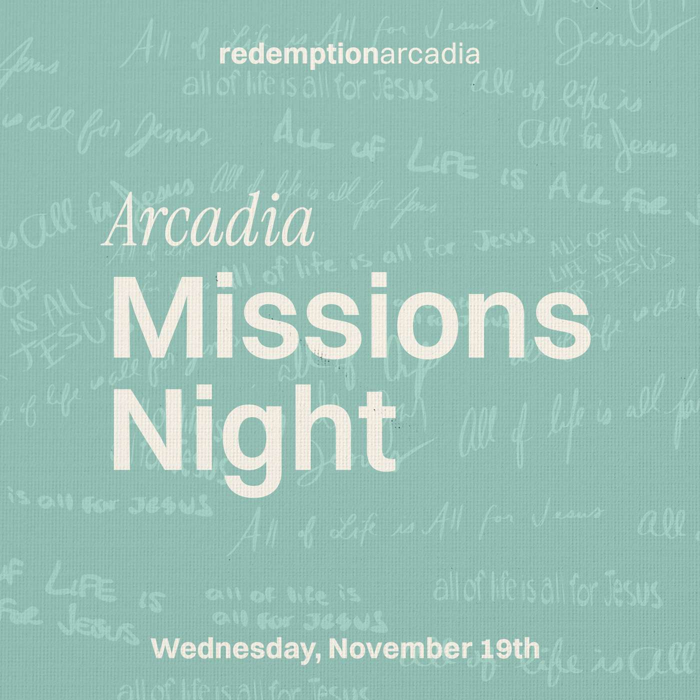Arcadia Missions Night