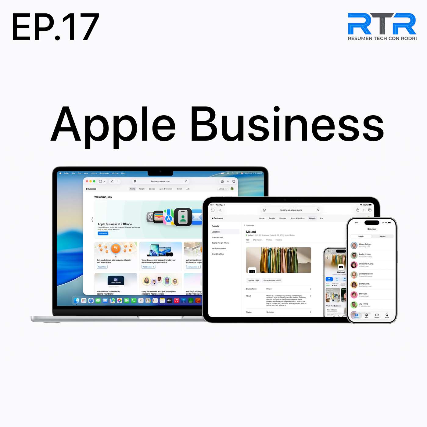 RTR 17: Apple lanza su plataforma empresarial y trae publicidad a Maps