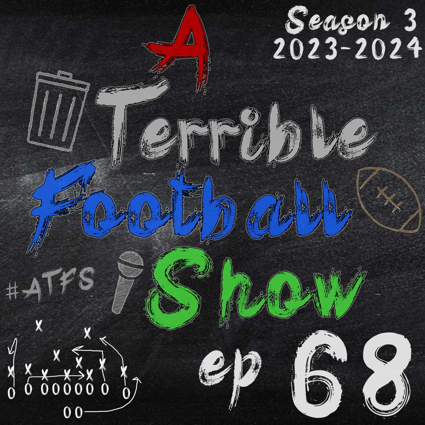 Chill July Ep! State of the RB in NFL + Arena Football Cities announced | ATFS 68 episode artwork