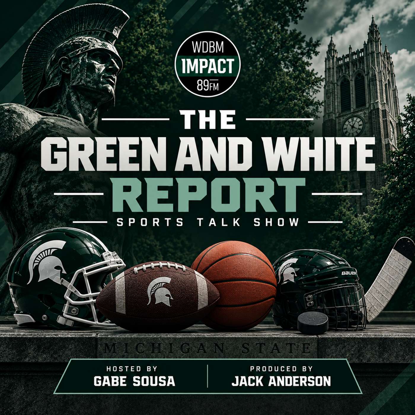 Green and White Report on Impact 89FM podcast artwork
