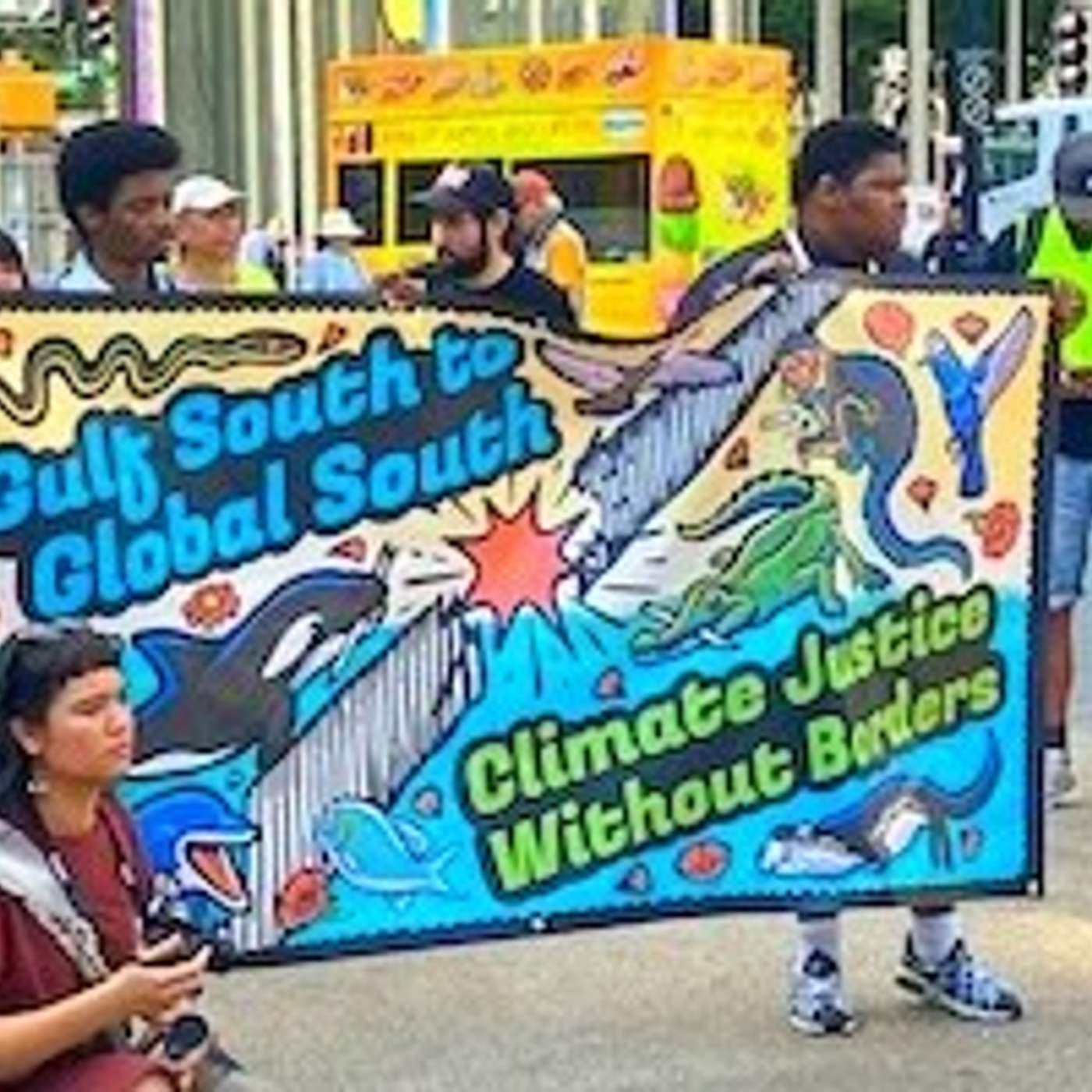 Gulf South Activists in NYC Protest Banks, Insurance Companies’ Role in Worsening the Climate Crisis